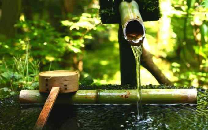 Cara Membuat Air Mancur Dari Bambu