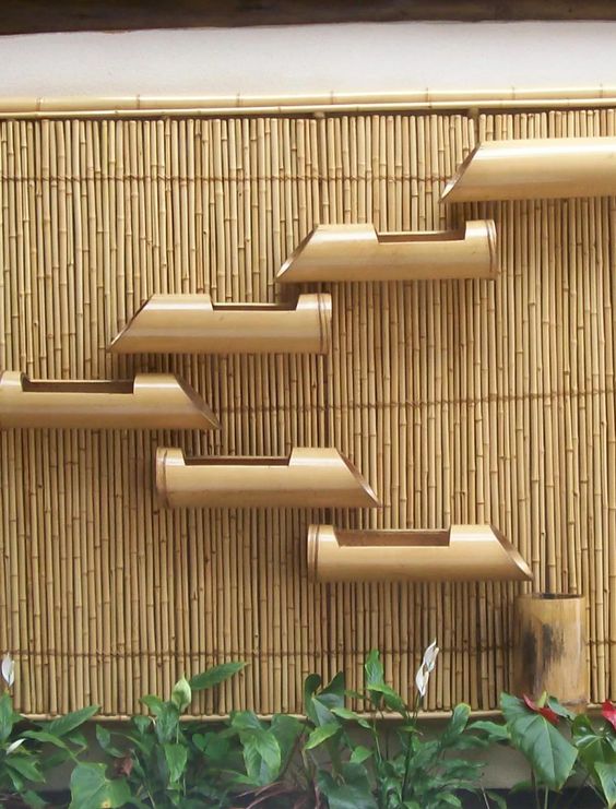 Dekorasi Taman Dari Bambu