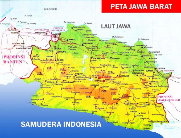 Gambar Peta Jawa Barat