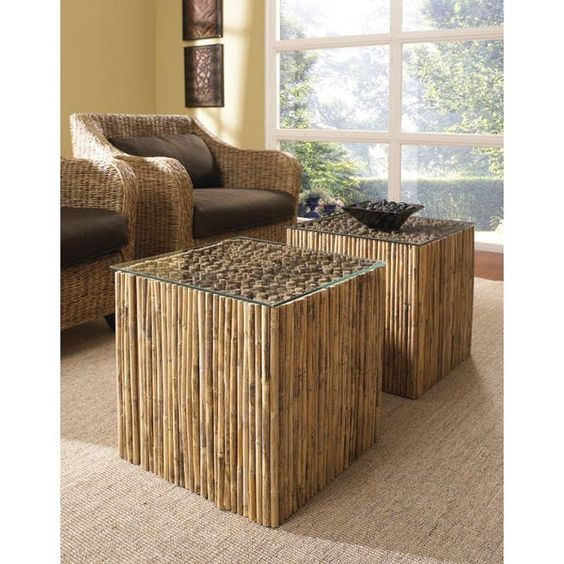 Kursi Dan Meja Dari Bambu