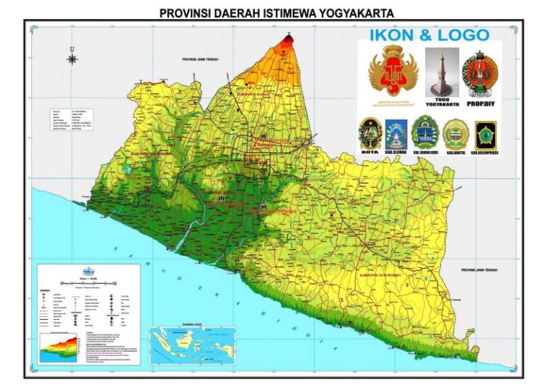 Peta Daerah Yogyakarta