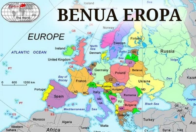Peta Eropa Lengkap