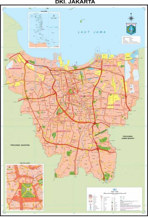 Peta Provinsi Jakarta