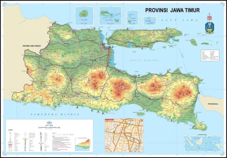 Peta Provinsi Jawa Timur