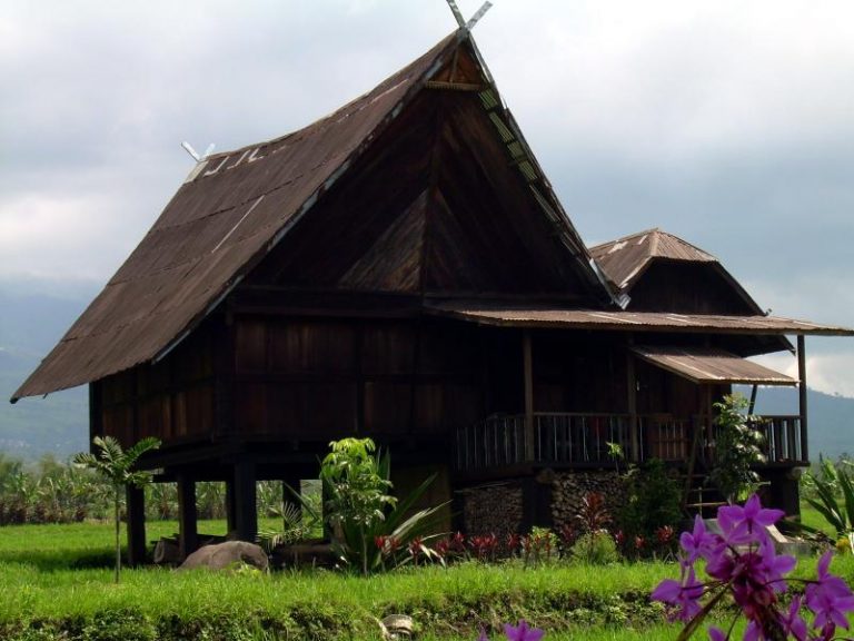 Rumah Adat Suku Pasemah Sumatera Selatan