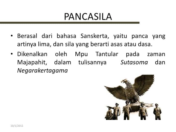 Sejarah Lahirnya Nama Pancasila