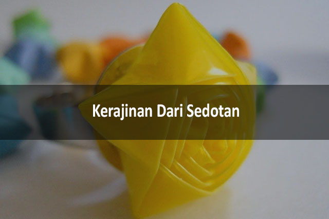 Kerajinan Dari Sedotan