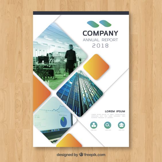 Annual Report Cover With Image