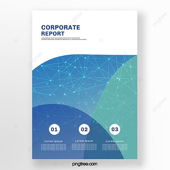 Blue Business Report Cover