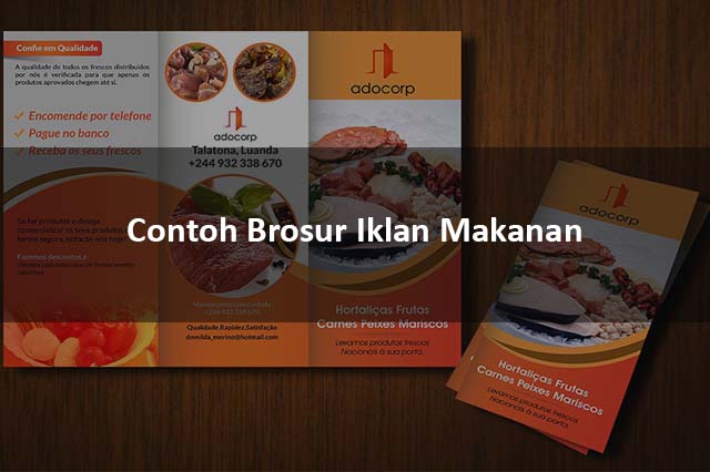 Contoh Brosur Iklan Makanan