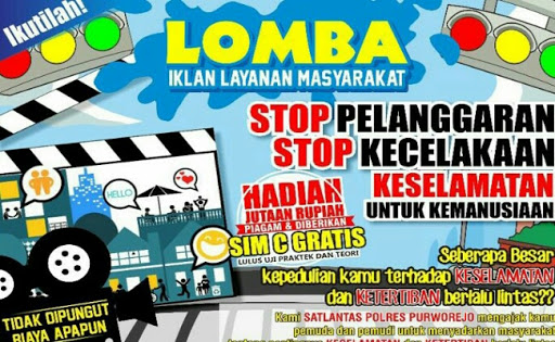 Contoh Iklan Non Niaga Tentang Tertib Lalu Lintas