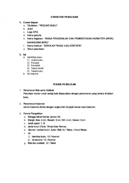 Contoh Resume Buku