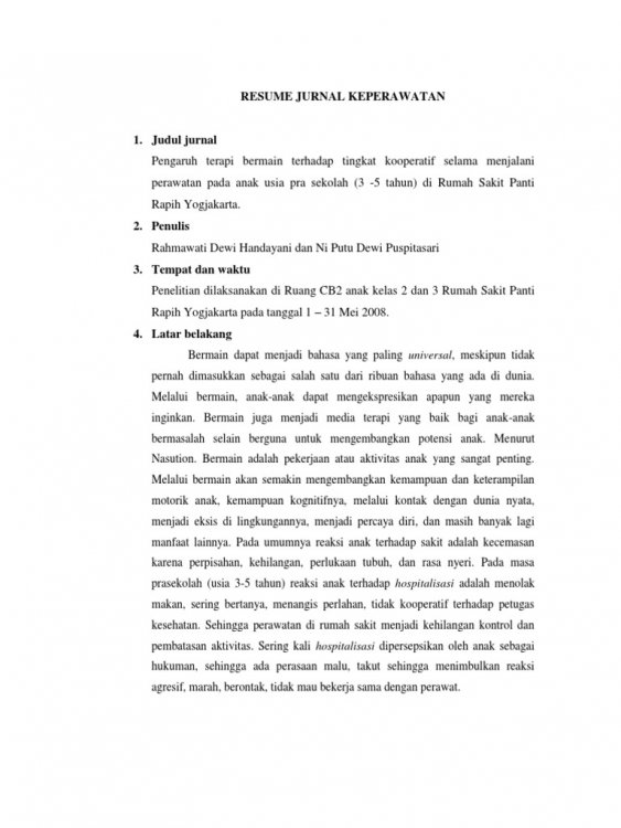 Contoh Resume Jurnal 