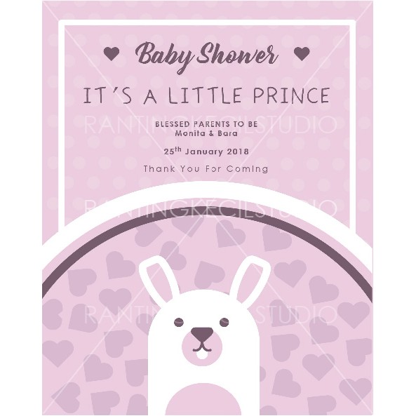 Contoh Surat Undangan Kelahiran Bayi (Baby Shower)