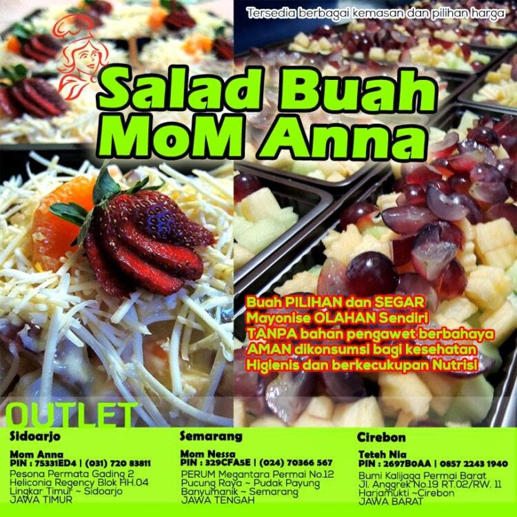 Iklan Makanan Salad Buah