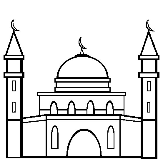 Mewarnai Gambar Masjid