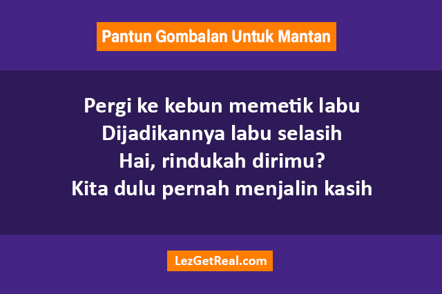 Pantun Gombalan Untuk Mantan