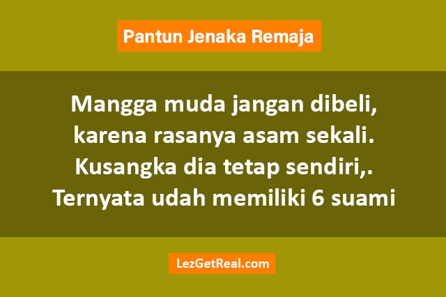 Pantun Jenaka Remaja