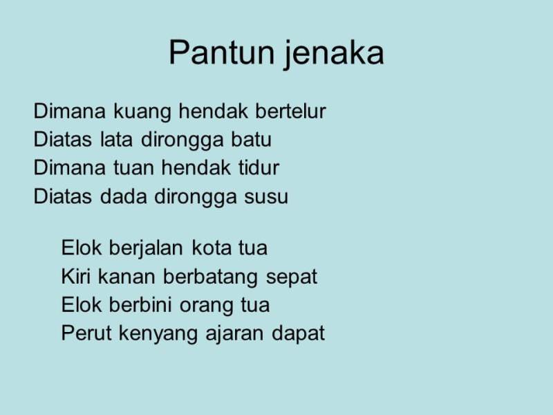 Pantun Jenaka