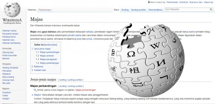 Pengertian Majas Menurut Wikipedia