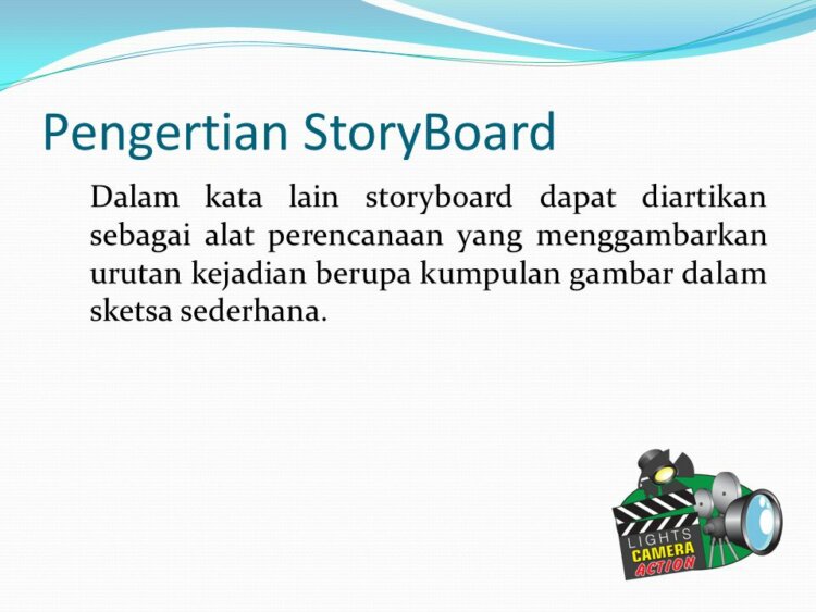 Pengertian Storyboard Iklan
