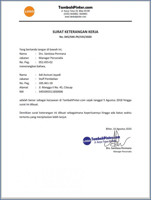 7+ Contoh Surat Referensi Dan Cara Membuat