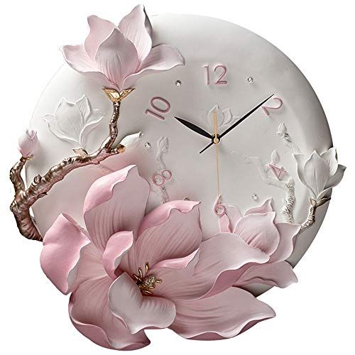 Wall Clock Flower