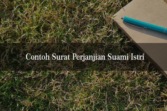 Contoh Surat Perjanjian Suami Istri