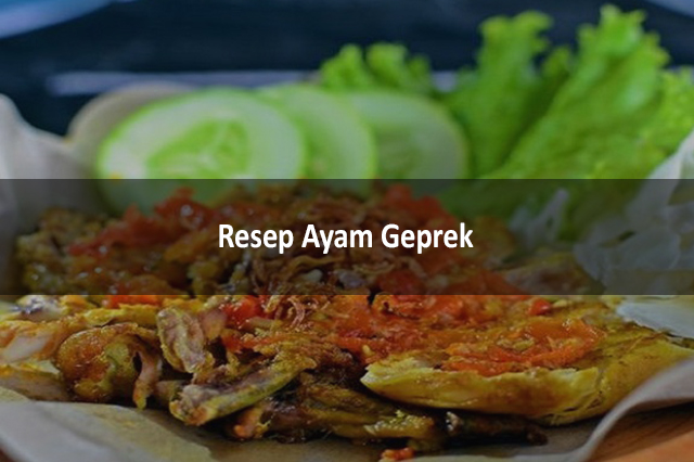 Resep Ayam Geprek