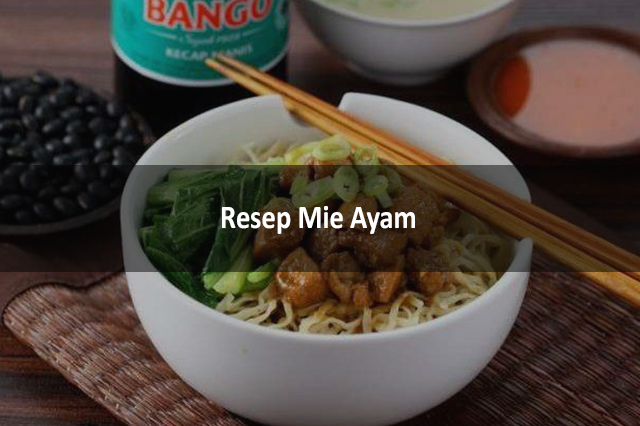 Resep Mie Ayam