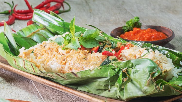 Resep Nasi Bakar Ayam Kemangi