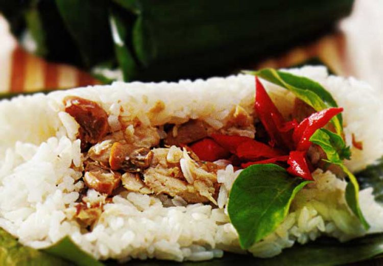 Resep Nasi Bakar Jamur Merang