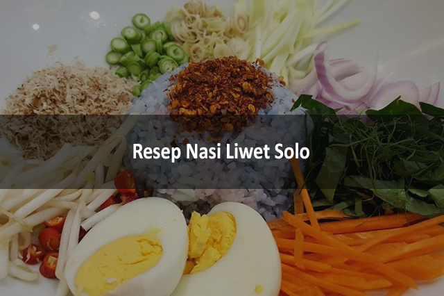 Resep Nasi Liwet Solo