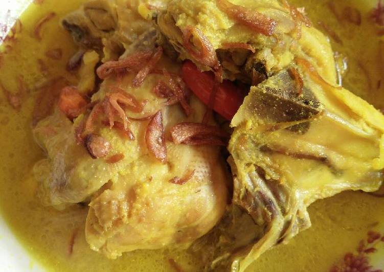 Resep Opor Ayam Sederhana Tanpa Santan