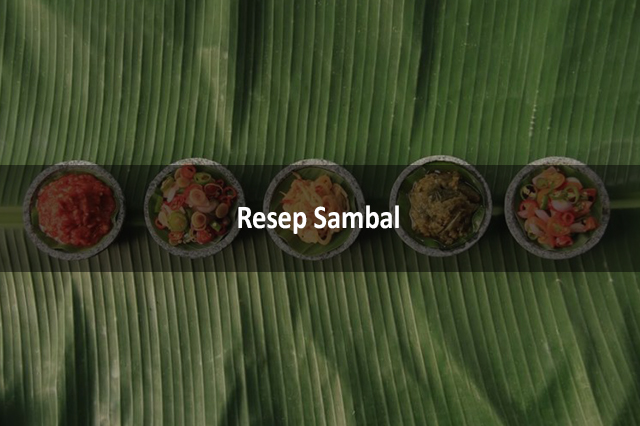 Resep Sambal