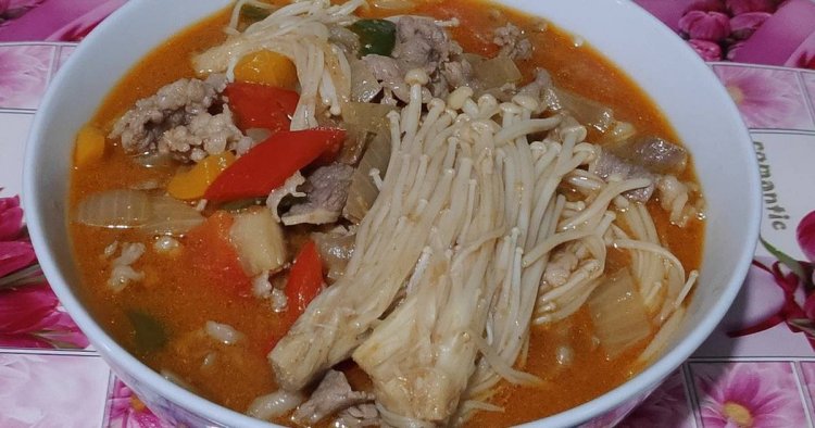 Resep Sop Sapi Jamur