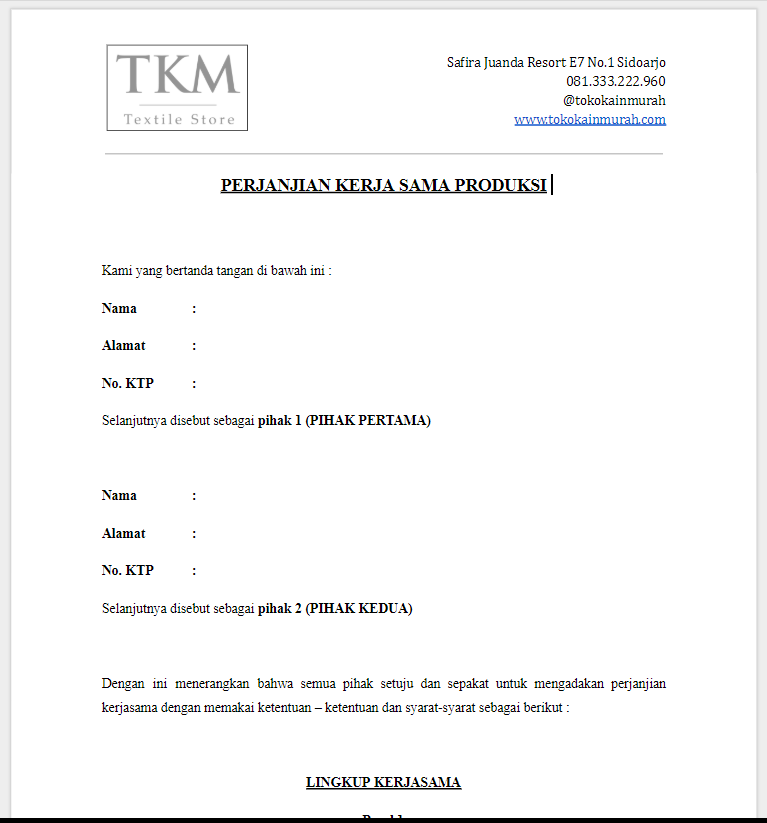 6 Contoh Surat Perjanjian Konsinyasi Titip Jual Berbagai Bidang Contoh Surat Perjanjian Konsinyasi.