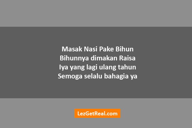 Ucapan Ulang Tahun Dengan Pantun