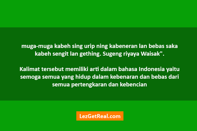 Ucapan Waisak Dalam Bahasa Jawa