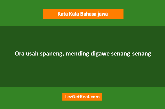 Kata Kata Bahasa Jawa
