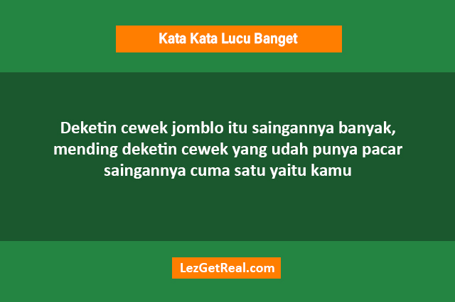 Kata Kata Lucu Banget