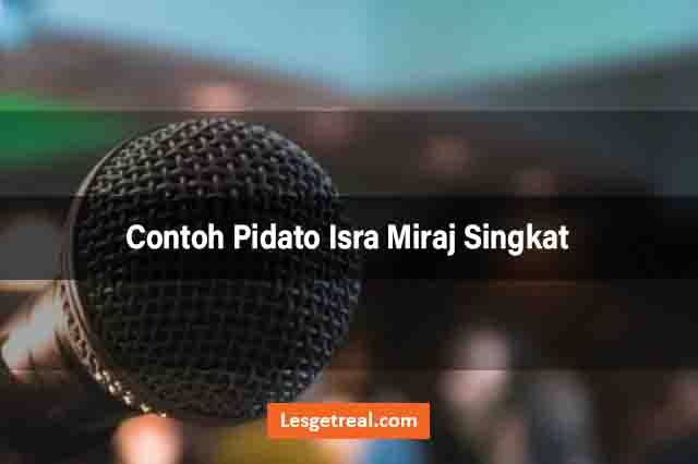 Contoh Pidato Isra Miraj Singkat